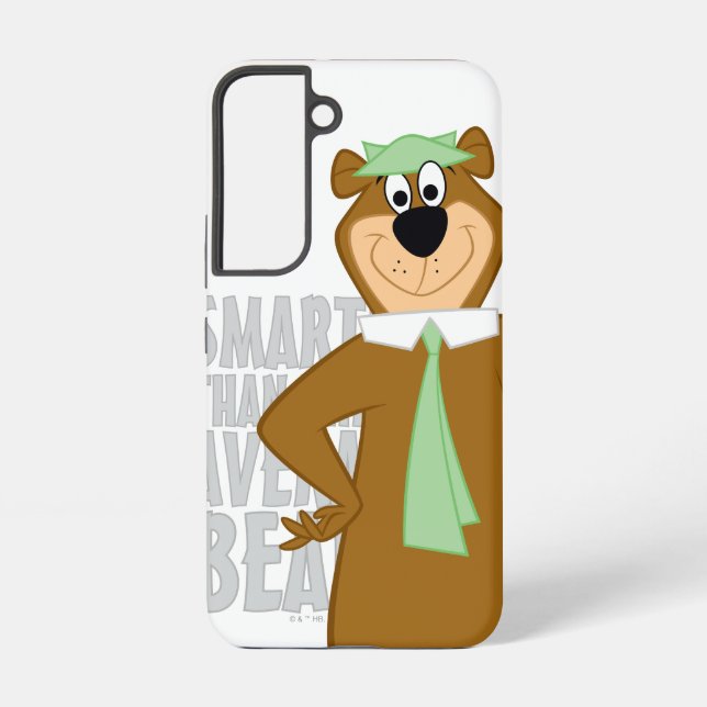 Coque Samsung Galaxy Yogi "Plus Intelligent Que L'Ours Moyen" (Verso)