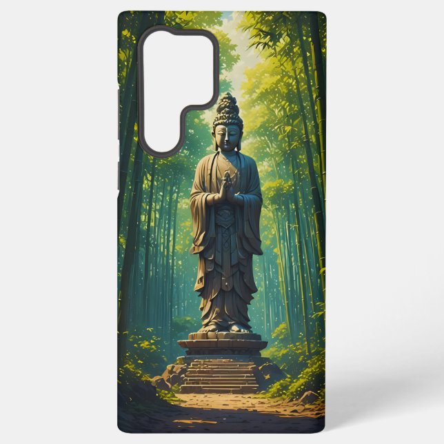 Coque Samsung Galaxy Zen dans la forêt de bambou (Verso)