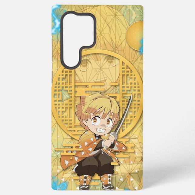 Coque Samsung Galaxy Zenitsu Agatsuma Chibi (Verso)