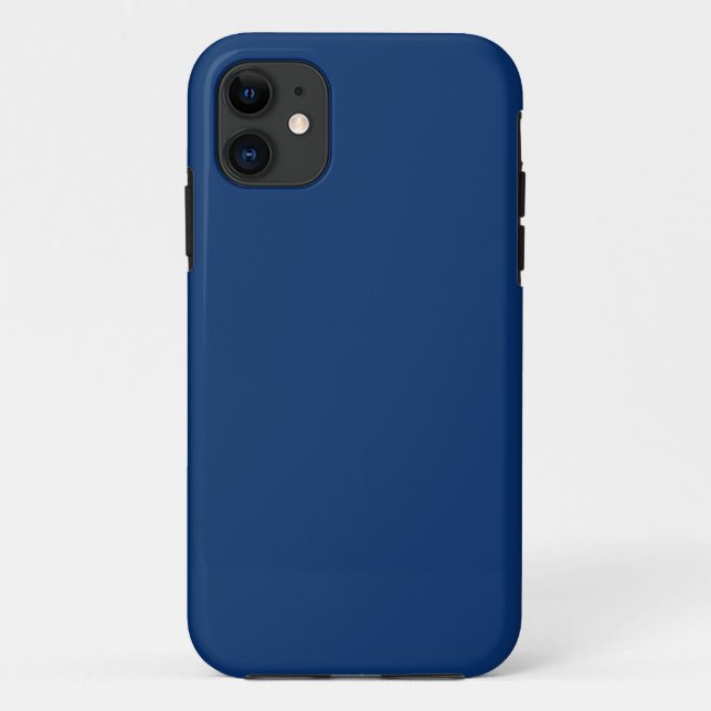 Coque simple bleu foncé iPhone 5/5S (Dos)