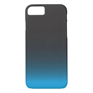 Coque simple pour iPhone 7 noir et bleu