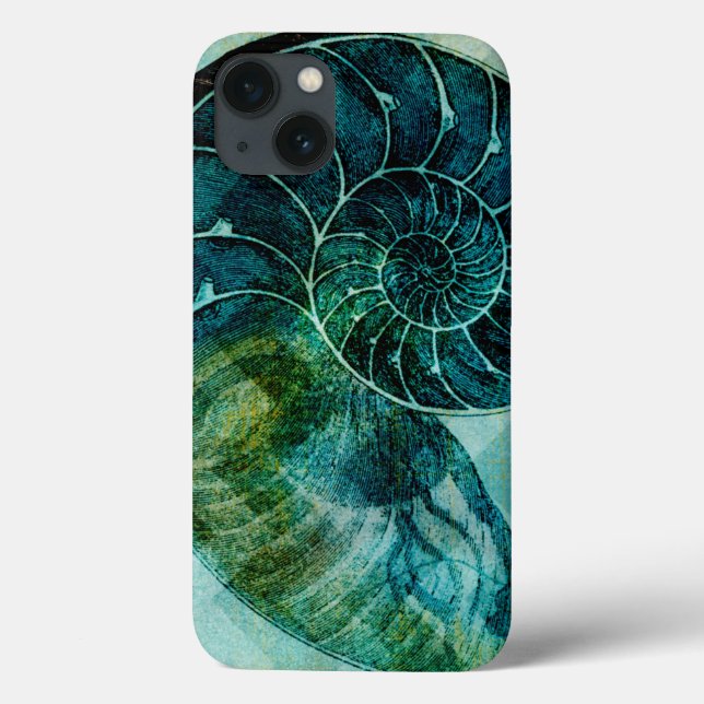 Coque spirale Turquoise (Verso)