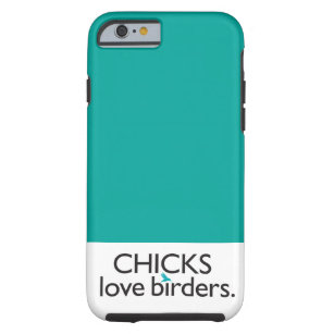 Coque Tough iPhone 6 Birders d'amour de poussins
