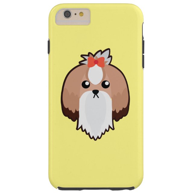 Coque Tough iPhone 6 Plus Coque iphone de Petory Shih Tzu (Dos)
