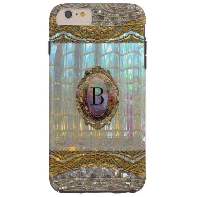 Coque Tough iPhone 6 Plus Monogramme Veraspee VI Plus Coque (Dos)