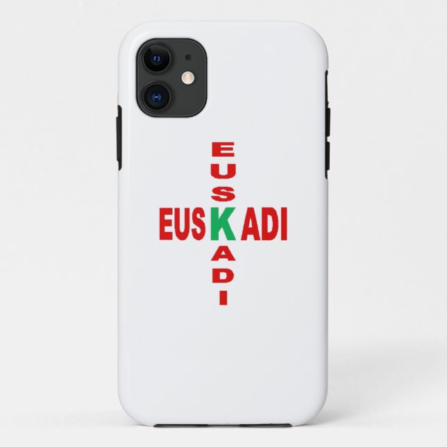 Coque Tough pour iPhone 11  DESIGN  EUSCADI  (Dos)