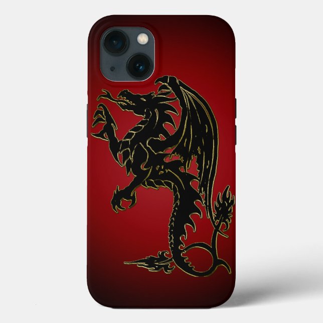 Coque traditionnel Dragon Gradient iPhone X (Verso)