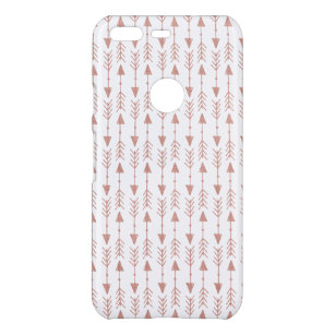 Coque Uncommon Google Pixel Apparence Rose moderne Gold Foil   Flèches tribale