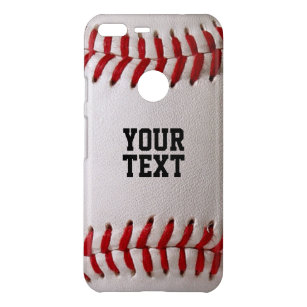 Coque Uncommon Google Pixel XL Baseball avec texte personnalisable
