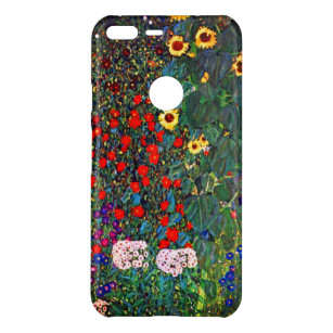 Coque Uncommon Google Pixel XL Jardin aux fleurs Gustav Klimt