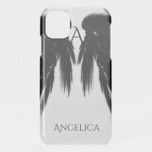 ANGE NOIR AILES Monogramme