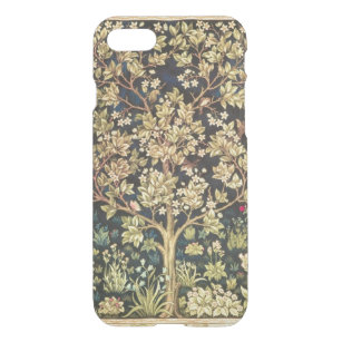 Coque Pour iPhone SE/8/7 Case Arbre de William Morris d'art vintage floral de la