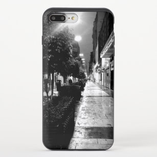 Coque Coulissante Pour iPhone 8/7 Plus Buenos Aires photo de rue urbaine noir et blanc