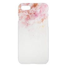 Cas clair de l'iPhone 7 transparents floraux