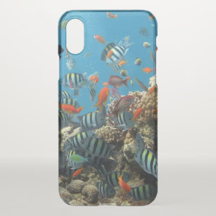 Coque iPhone X Chaos de la pêche tropicale