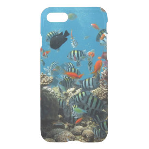 Coque Pour iPhone SE/8/7 Case Chaos tropical de poissons