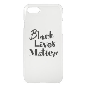 Coque Pour iPhone SE/8/7 Case Design moderne, audacieux, différent Black Lives M