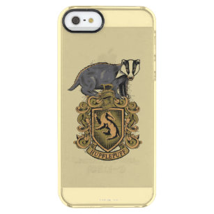 Coque iPhone Clear SE/5/5s Harry Potter   Hufflepuff Crest with Badger