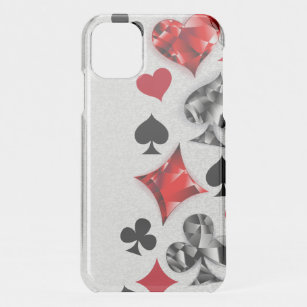 Coque Pour iPhone 11 Joueur de poker Joueur de cartes de jouer costumes
