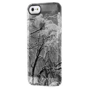 Coque iPhone Clear SE/5/5s les arbres l'hiver