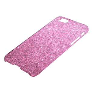 Coque Pour iPhone SE/8/7 Case Luxe rose élégant de parties scintillantes