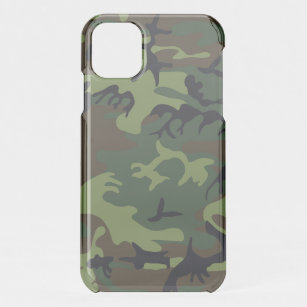 Coque Pour iPhone 11 Motif de camouflage vert