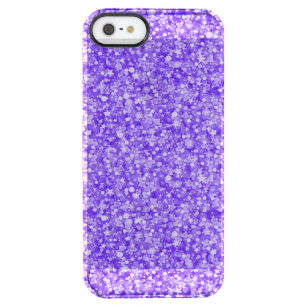 Coque iPhone Clear SE/5/5s Parties scintillant violet et étincelles Motif Arr