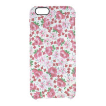 Retro rose Roses iPhone 6 Clairement™ déflecteur C