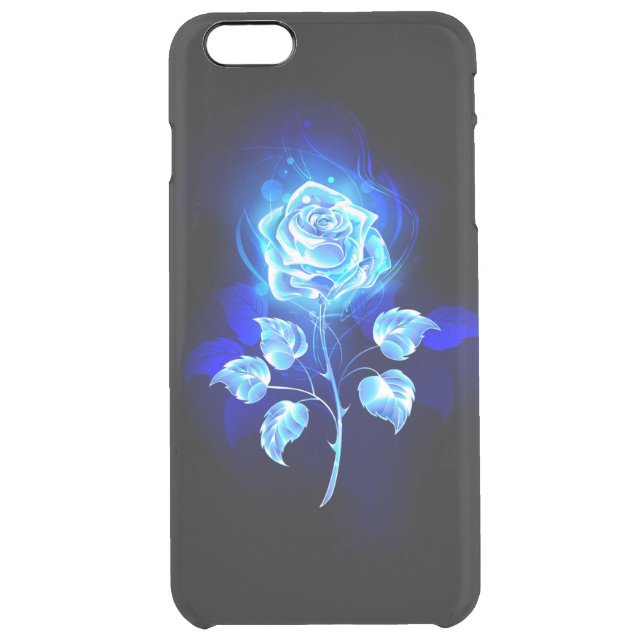 Coque Uncommon Pour iPhone Rose bleu brûlant (Dos)