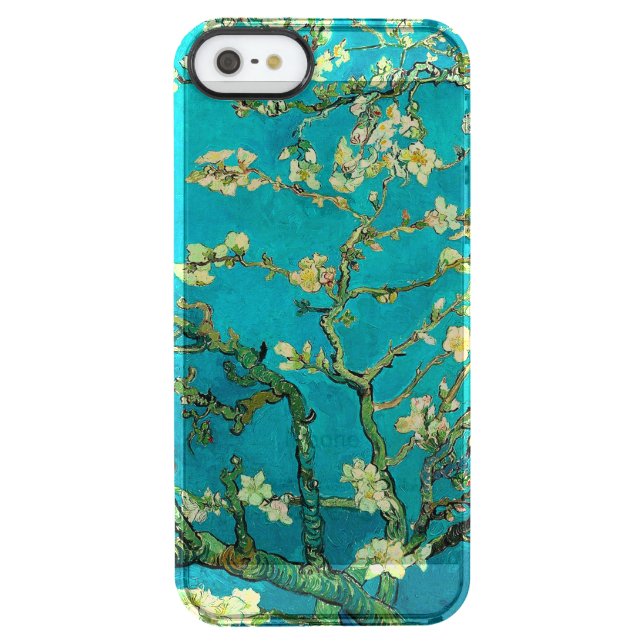 Coque Uncommon Pour iPhone Vincent Van Gogh Arbre d'amandes en fleurs Art Flo (Dos)