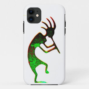 Coque vert kokopelli