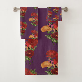 Coquelicots et papillons