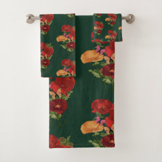 Coquelicots et papillons