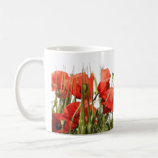Coquelicots sur Mug et tasse.