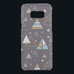 Coquer Get Uncommon Samsung Galaxy S8 Plus Triangles colorés Motif moderne 3<br><div class="desc">Elégant brun et bleu triangles motif géométrique moderne.</div>