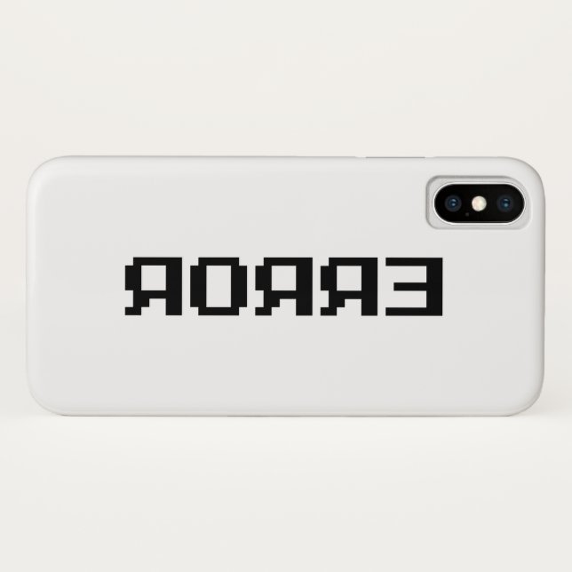COQUES Case-Mate iPhone Я Я Я Ǝ | ERREUR (Dos (Horizontal))