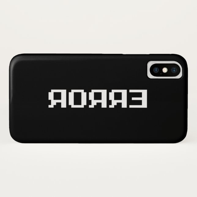 COQUES Case-Mate iPhone Я Я Я Ǝ | ERREUR (Dos (Horizontal))