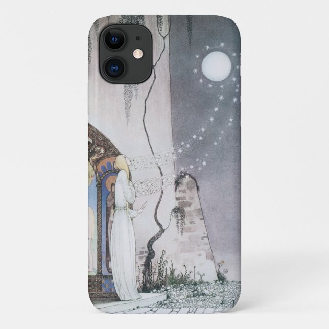 Coques Case-Mate iPhone カイ・ニールセン（Kay Nielsen）幻想的な童話のスマートフォンケース　ラッシーと教母　夜 (Dos)