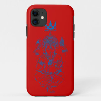 COQUE iPhone 11  ガネーシャ(青)