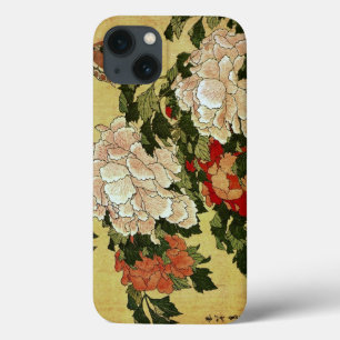 Coque Case-Mate iPhone 北 斎 Hokusai Peonies & Papillons