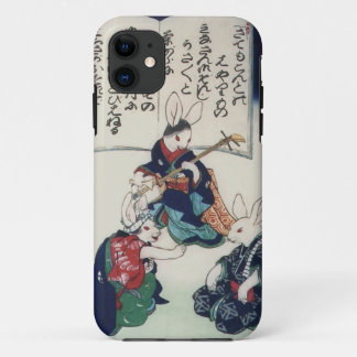 Coque iPhone 11 國 芳 Ken Rabbit Épidémie Kuniyoshi Art