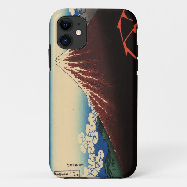 Coques Case-Mate iPhone 山下白雨, tonnerre de 北斎 et mont Fuji, Hokusai, (Dos)