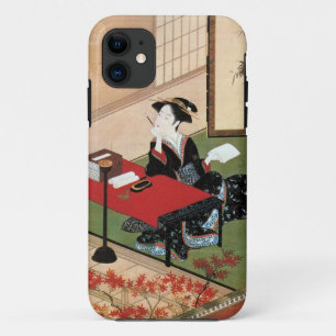 Coque Case-Mate Pour iPhone 手紙を書く女, femme de 春章 écrivant une lettre, Shunsho