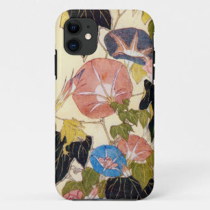 Coque iPhone 11 朝 顔, 北 斎 Morning Glory, Hokusai, Ukiyo-e