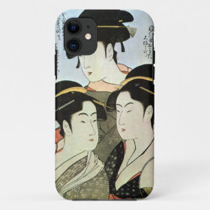 Coque iPhone 11 江 戸 の 美 人, 歌 Trois Belles Femmes d'Edo, Utamaro