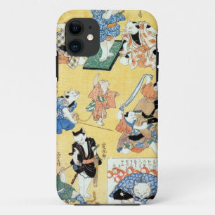 Coques Pour iPhone 流 行 猫 の 狂 言 づ de , Acteurs  du Chat, Kuniyoshi, Uk