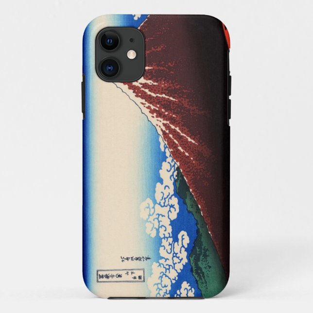 COQUES Case-Mate iPhone 浮世絵　山下白雨　葛飾北斎 (Dos)