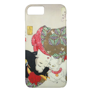 Coque iPhone 8/7 猫 が 好 き, 芳 J'aime les chats, Yoshitoshi, Ukiyo-e