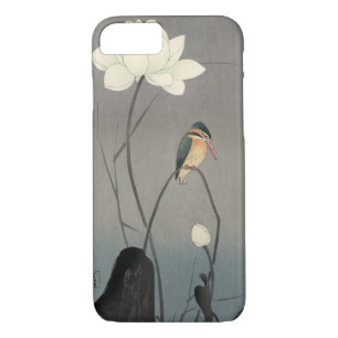 Coque iPhone 8/7 蓮 に カ ワ 古 ミ, 邨 Kingfisher sur Lotus, Koson, Ukiyo-