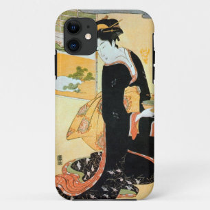 Coque Case-Mate Pour iPhone 黒 い 着 の 女, 豊 Femme de Black Kimono, Toyokuni, Uki